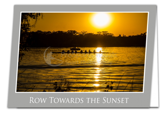 Row Towards the Sunset